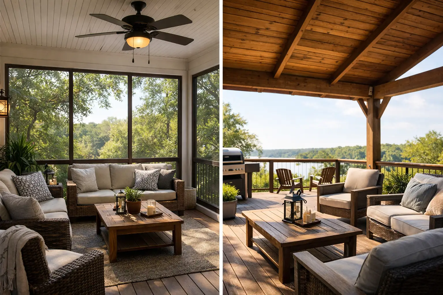 Screened Porch vs Covered Deck: Which Works Best?