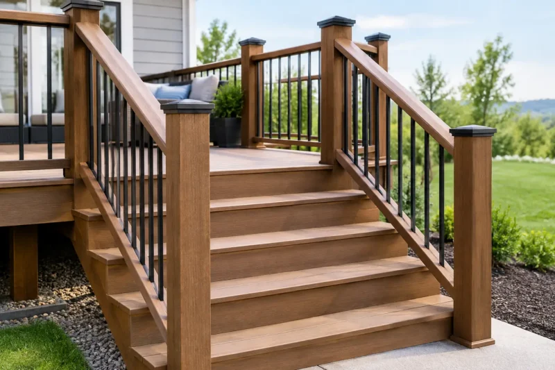 Building Safe Deck Stairs That Feel Solid