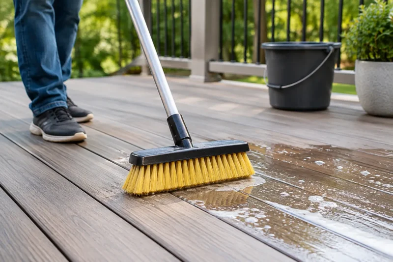 How to Clean Composite Decking Without Damage